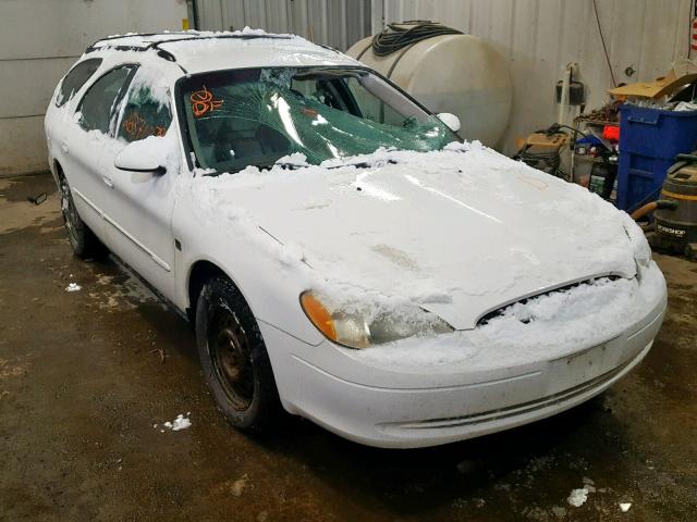 1FAFP59S23A266924 - 2003 FORD TAURUS SEL WHITE photo 1