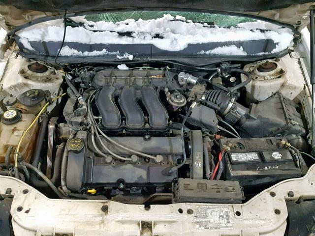 1FAFP59S23A266924 - 2003 FORD TAURUS SEL WHITE photo 7