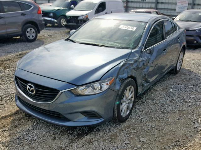 JM1GJ1U59G1463198 - 2016 MAZDA 6 SPORT BLUE photo 2