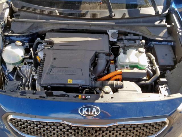 KNDCB3LC1J5118190 - 2018 KIA NIRO FE BLUE photo 7