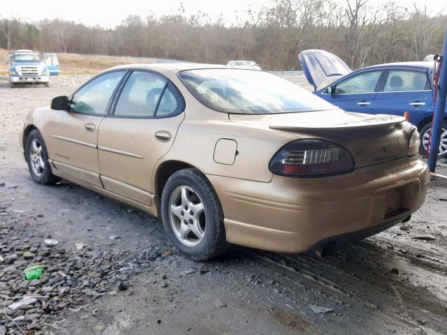 1G2WP52K5WF264312 - 1998 PONTIAC GRAND PRIX GOLD photo 3
