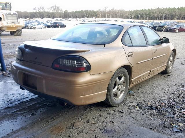 1G2WP52K5WF264312 - 1998 PONTIAC GRAND PRIX GOLD photo 4