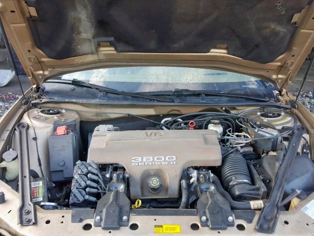 1G2WP52K5WF264312 - 1998 PONTIAC GRAND PRIX GOLD photo 7