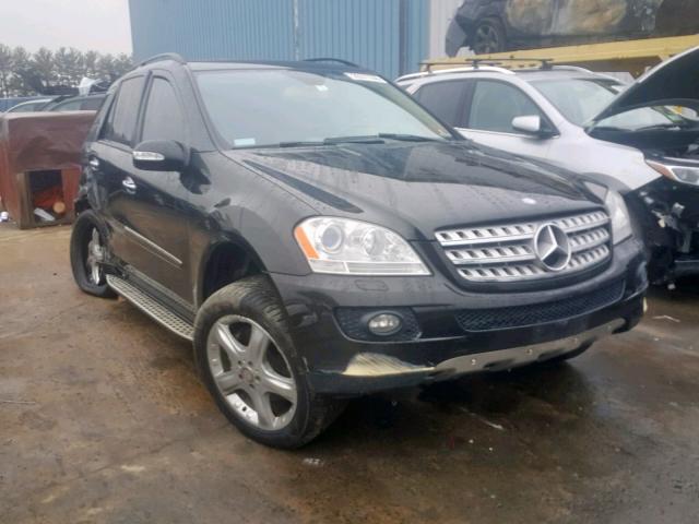 4JGBB86E48A307158 - 2008 MERCEDES-BENZ ML 350 BLACK photo 1