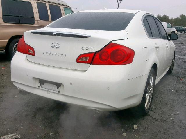 JN1CV6ARXCM973353 - 2012 INFINITI G37 WHITE photo 4