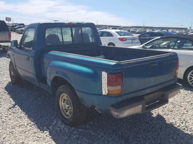 1FTCR10AXVPA59007 - 1997 FORD RANGER GREEN photo 3