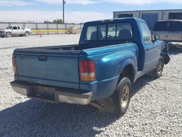 1FTCR10AXVPA59007 - 1997 FORD RANGER GREEN photo 4