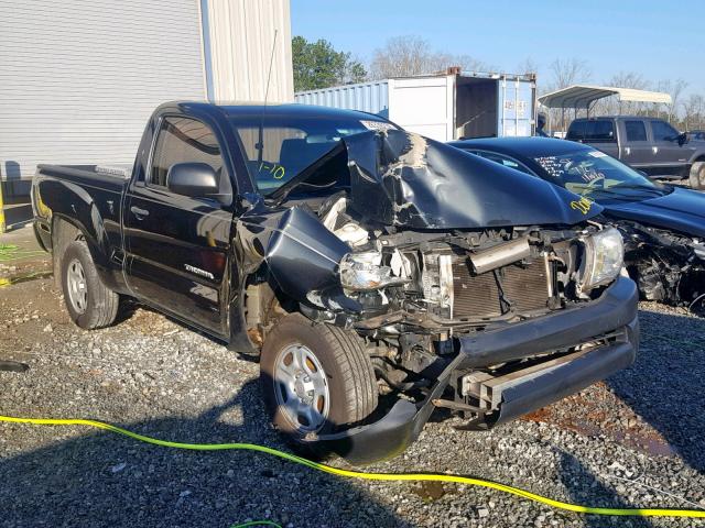 5TENX4CN0AZ686915 - 2010 TOYOTA TACOMA BLACK photo 1