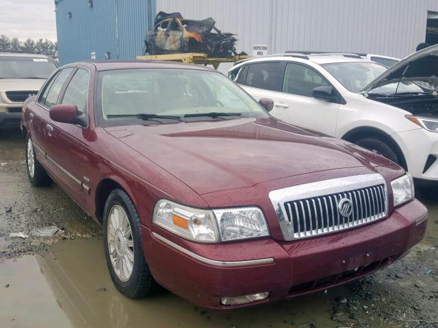 2MEHM75V49X605642 - 2009 MERCURY GRAND MARQ MAROON photo 1