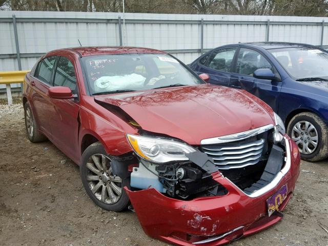 1C3CCBBGXEN114063 - 2014 CHRYSLER 200 TOURIN RED photo 1