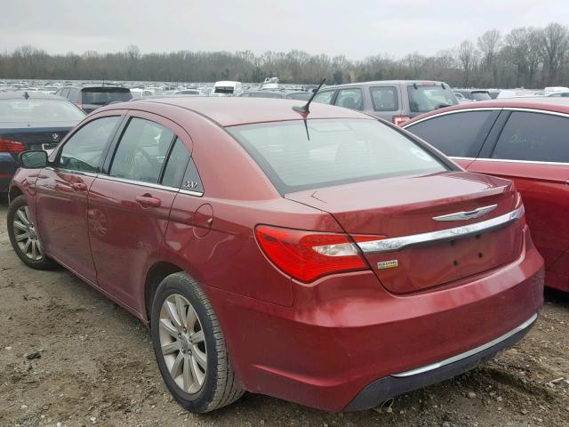 1C3CCBBGXEN114063 - 2014 CHRYSLER 200 TOURIN RED photo 3