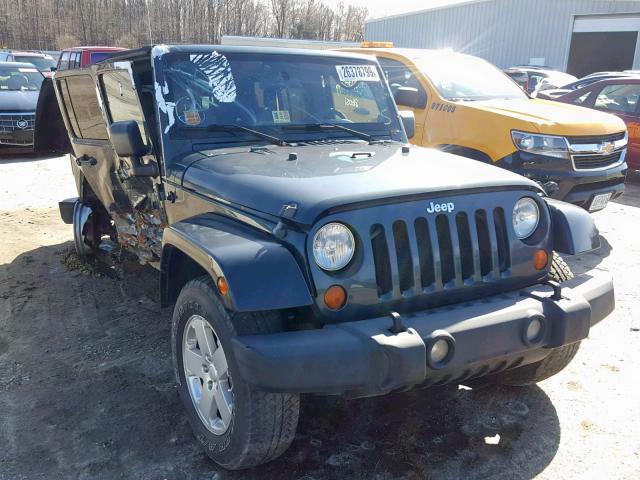 1J8GA59197L150839 - 2007 JEEP WRANGLER S BLUE photo 1