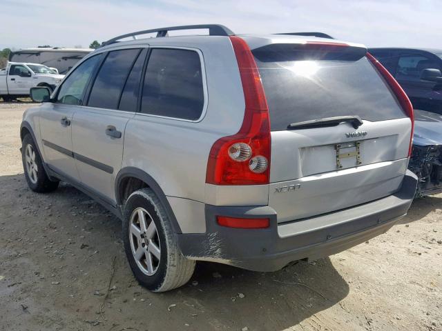 YV1CY592051137782 - 2005 VOLVO XC90 SILVER photo 3