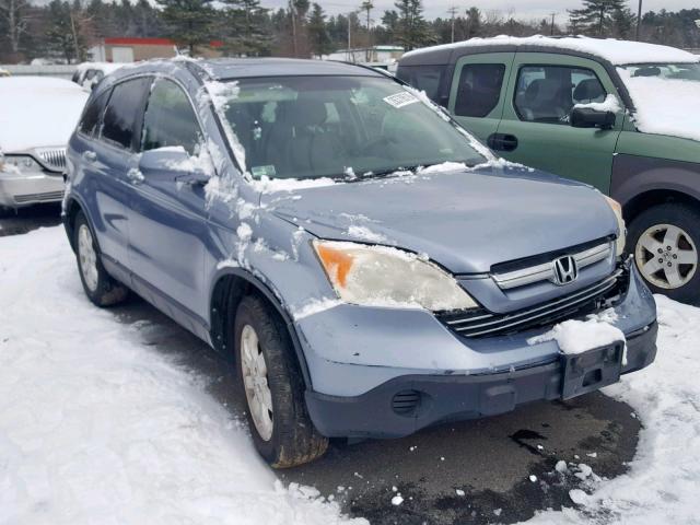 JHLRE48787C049086 - 2007 HONDA CR-V EXL BLUE photo 1