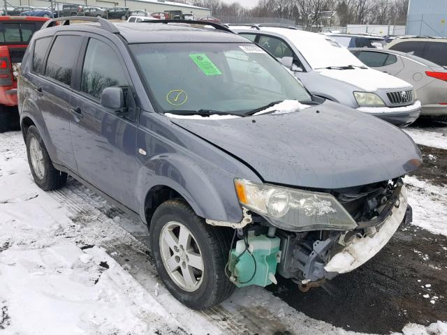 JA4MT31X77Z005086 - 2007 MITSUBISHI OUTLANDER GRAY photo 1