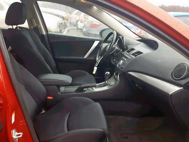 JM1BL1S53A1225197 - 2010 MAZDA 3 S RED photo 5