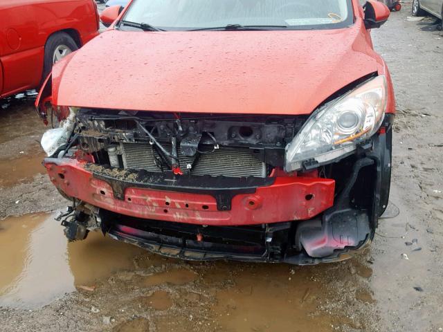 JM1BL1S53A1225197 - 2010 MAZDA 3 S RED photo 9