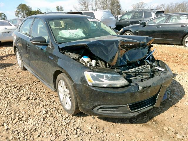 3VW637AJXDM226483 - 2013 VOLKSWAGEN JETTA HYBR BLACK photo 1