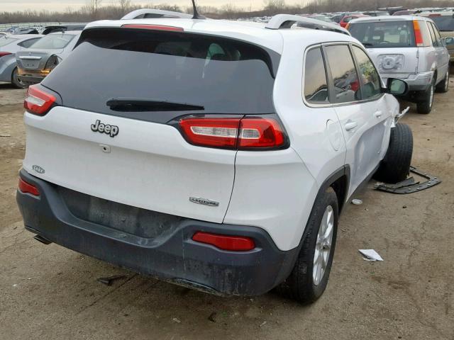 1C4PJLCB4JD563346 - 2018 JEEP CHEROKEE L WHITE photo 4