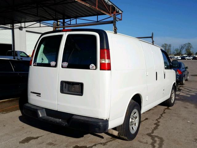 1GCSGAFX4C1106691 - 2012 CHEVROLET EXPRESS G1 WHITE photo 4