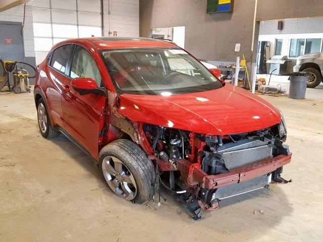 3CZRU6H59HM704313 - 2017 HONDA HR-V EX RED photo 1