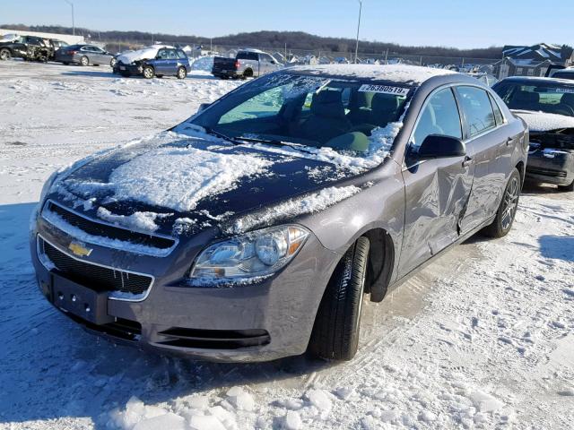 1G1ZA5EU3BF233263 - 2011 CHEVROLET MALIBU LS CHARCOAL photo 2