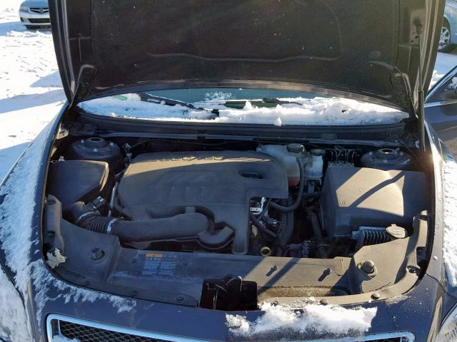 1G1ZA5EU3BF233263 - 2011 CHEVROLET MALIBU LS CHARCOAL photo 7