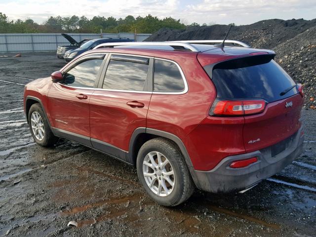 1C4PJMCS1FW610544 - 2015 JEEP CHEROKEE L RED photo 3