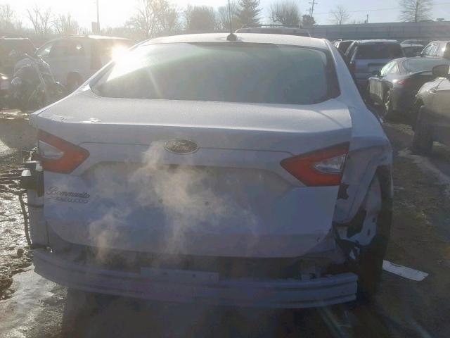 3FA6P0G73GR156638 - 2016 FORD FUSION S WHITE photo 9