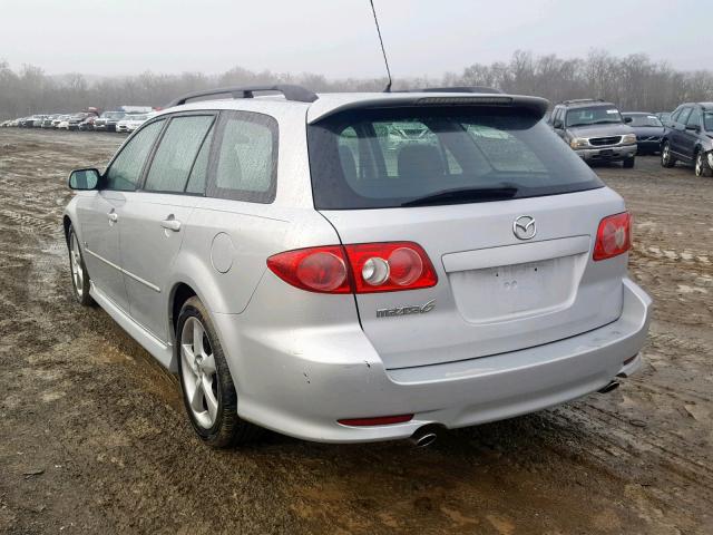 1YVHP82D145N71092 - 2004 MAZDA 6 S SILVER photo 3