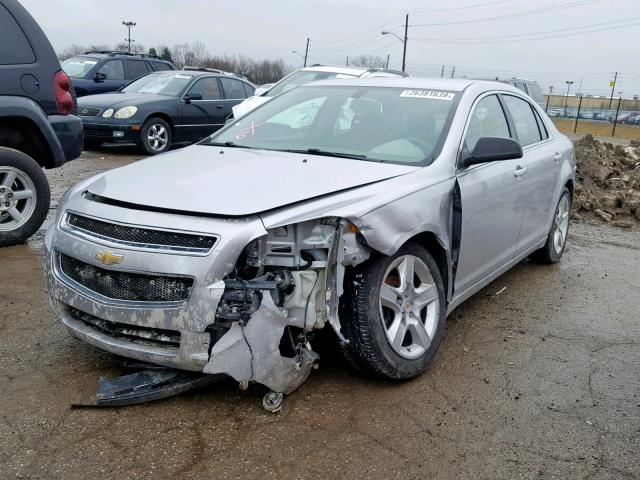 1G1ZB5E19BF207494 - 2011 CHEVROLET MALIBU LS 银色 照片 2