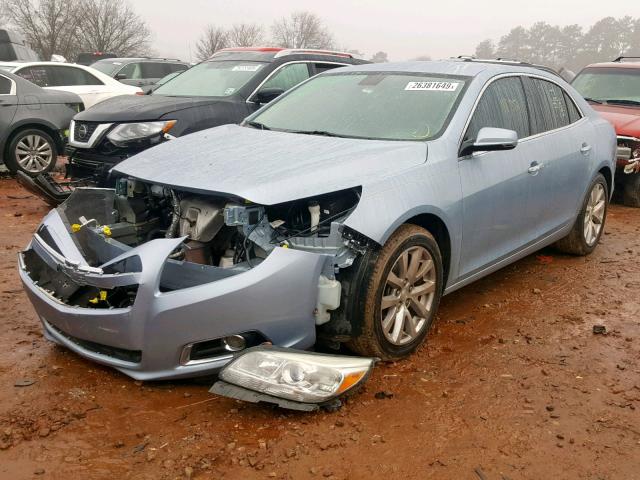 1G11H5SA9DU128745 - 2013 CHEVROLET MALIBU LTZ BLUE photo 2