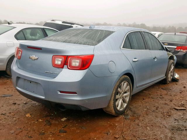 1G11H5SA9DU128745 - 2013 CHEVROLET MALIBU LTZ BLUE photo 4