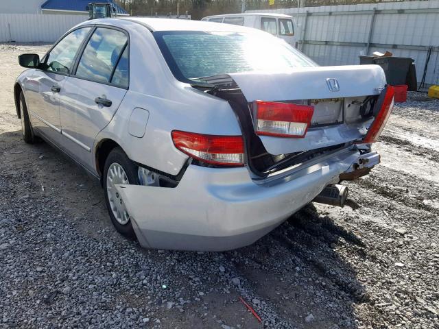 1HGCM561X4A045947 - 2004 HONDA ACCORD DX SILVER photo 3