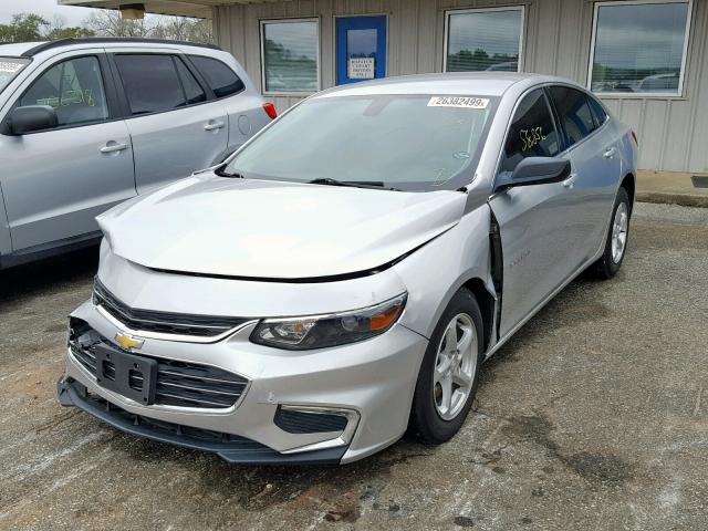 1G1ZB5ST7GF212013 - 2016 CHEVROLET MALIBU LS SILVER photo 2