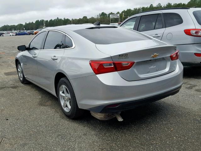 1G1ZB5ST7GF212013 - 2016 CHEVROLET MALIBU LS SILVER photo 3