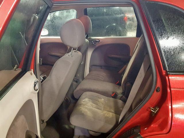 3C4FY48B42T235779 - 2002 CHRYSLER PT CRUISER RED photo 6