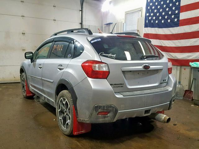 JF2GPAGC4D2862424 - 2013 SUBARU XV CROSSTR SILVER photo 3