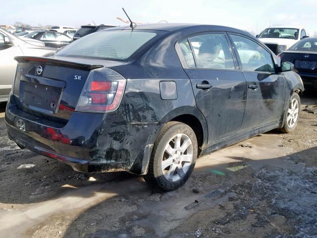 3N1AB6AP6CL669896 - 2012 NISSAN SENTRA 2.0 BLACK photo 4