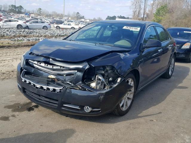 1G1ZK57749F145563 - 2009 CHEVROLET MALIBU LTZ BLACK photo 2