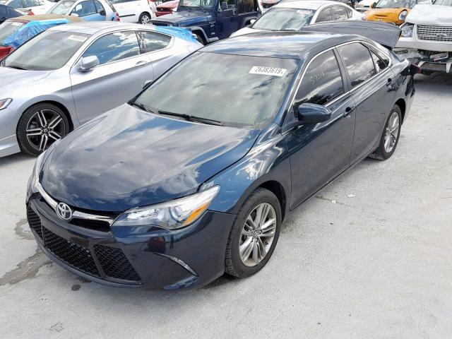 4T1BF1FK5HU348107 - 2017 TOYOTA CAMRY LE BLUE photo 2