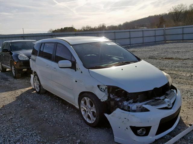 JM1CR293490338459 - 2009 MAZDA 5 WHITE photo 1