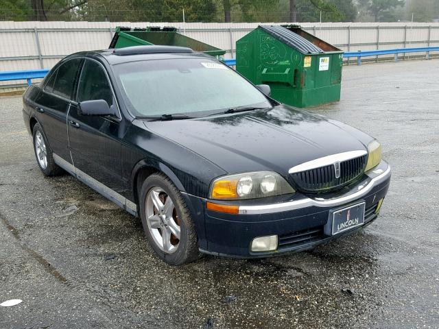 1LNHM87A82Y675860 - 2002 LINCOLN LS BLACK photo 1