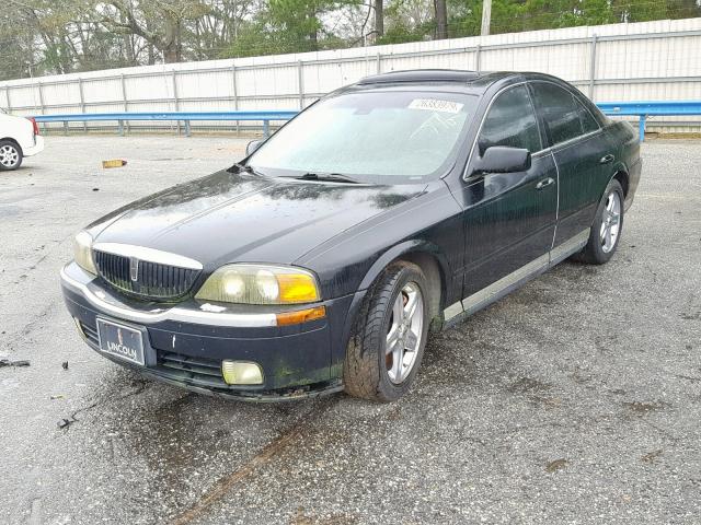 1LNHM87A82Y675860 - 2002 LINCOLN LS BLACK photo 2