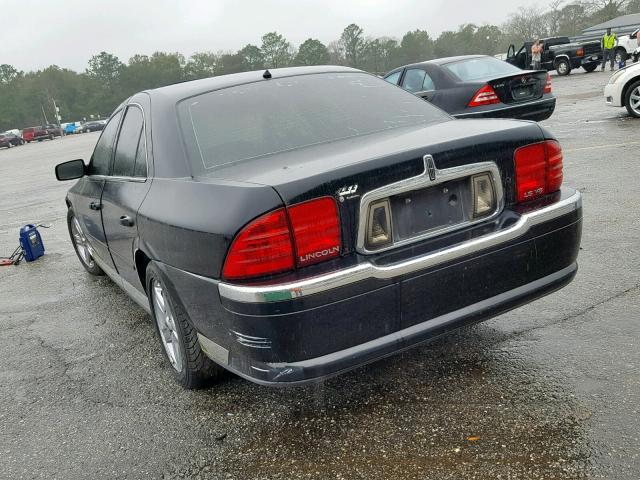 1LNHM87A82Y675860 - 2002 LINCOLN LS BLACK photo 3