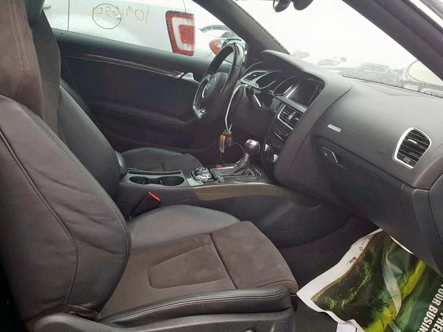 WAUVGAFR5DA044957 - 2013 AUDI S5 PRESTIG BLACK photo 5