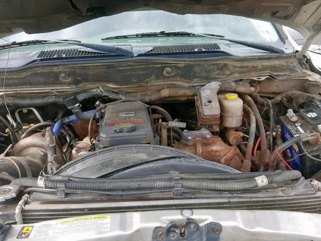 3D7KS28A17G848900 - 2007 DODGE RAM 2500 S ვერცხლისფერი ფოტო 7