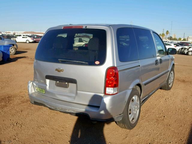 1GNDU23W87D188584 - 2007 CHEVROLET UPLANDER L SILVER photo 4