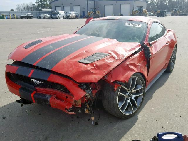 1FA6P8CFXF5429703 - 2015 FORD MUSTANG GT RED photo 2