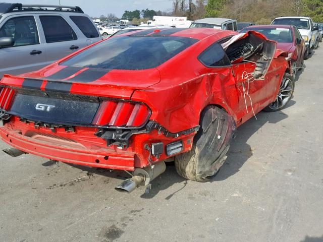 1FA6P8CFXF5429703 - 2015 FORD MUSTANG GT RED photo 4